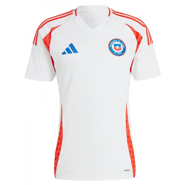 Chile maillot de football à l'extérieur deuxième uniforme pour hommes vêtements de sport hauts de football chemise de sport coupe Euro 2024